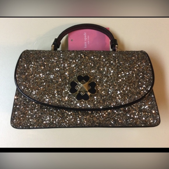 NWT Kate Spade Mini Odette Glitter Satchel Crossbody - Picture 1 of 8